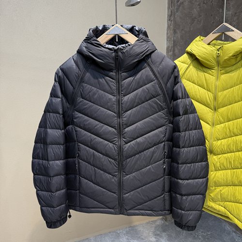 可拆卸袖子90绒连帽羽绒服男冬季新款排骨羽绒马甲男白鸭绒外套男