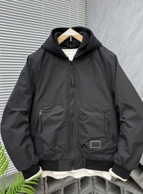 棉衣男秋冬季新款拆卸帽男士棉服外套潮牌宽松保暖防寒服加厚夹克