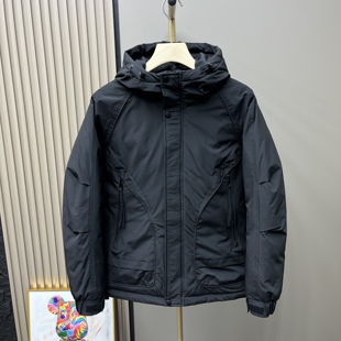 连帽工装 户外加棉冲锋衣宽松时尚 外套加厚棉袄 新款 休闲棉服男冬季