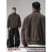 90白鸭绒立领夹克羽绒服男冬季 2025新款 潮牌宽松轻薄保暖外套