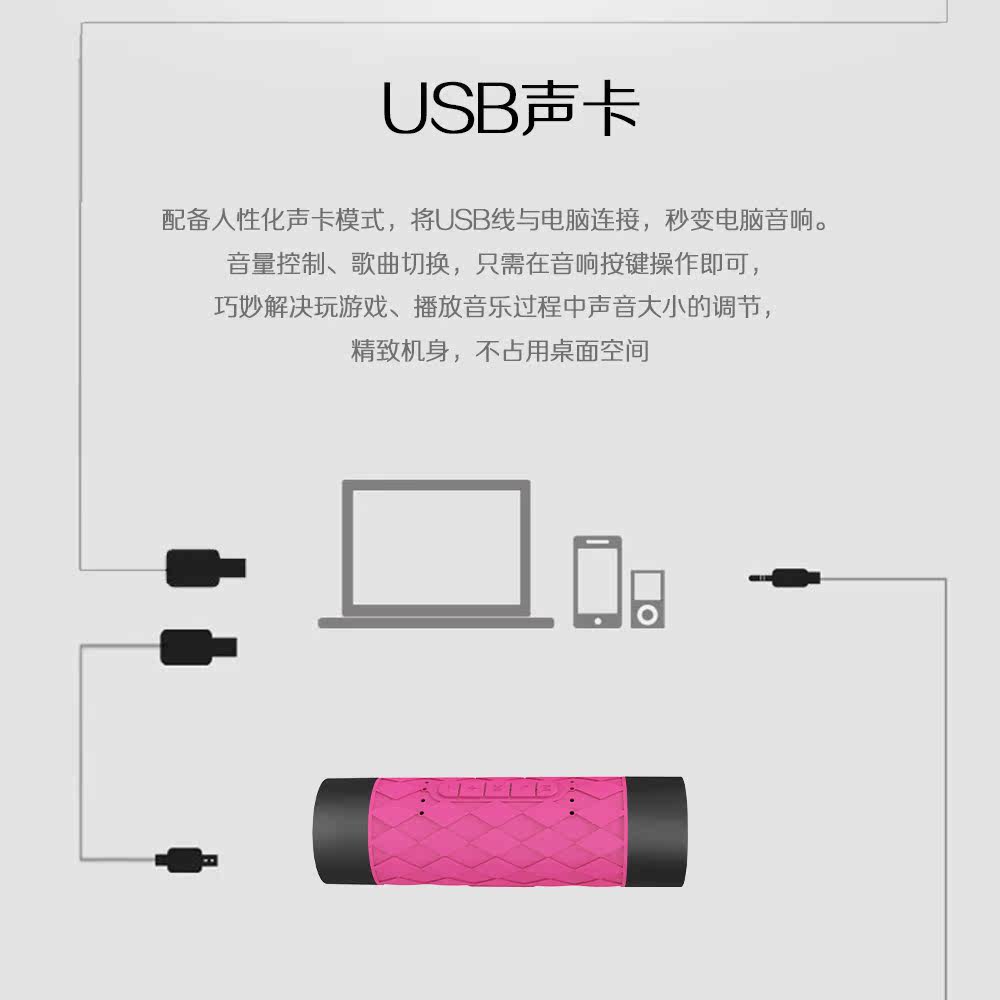 Haut-parleurs pour vélos en ABS + Silicone - Ref 2265923 Image 5