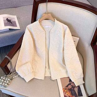 2026春秋新款小个子时尚短款外套女时尚百搭休闲洋气棒球服上衣