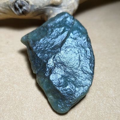 天然和田玉戈壁料原石若羌青玉戈壁料吊坠把件绸缎皮无修老熟戈壁