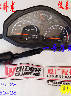 适用钱江摩托车仪表卧龙仪表总成QJ125-28 QJ150-28卧龙仪表总成