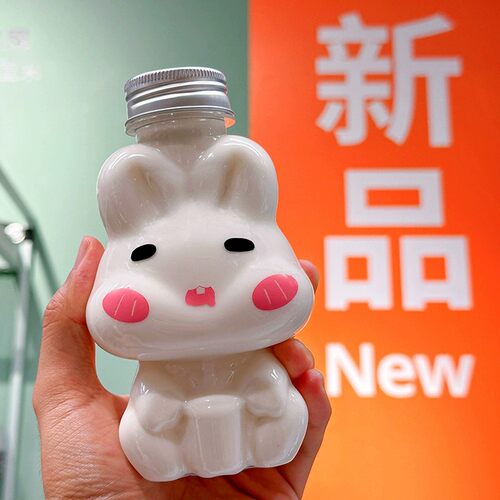 网红卡通杯迷糊兔杨枝甘露奶茶杯
