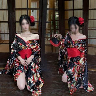 影楼新款正装改良版和服传统复古日系浴衣神明少女艺术照写真服装