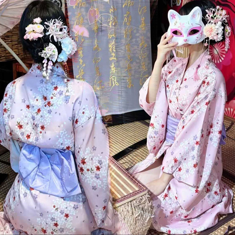 日式神明少女改良和服浴衣写真