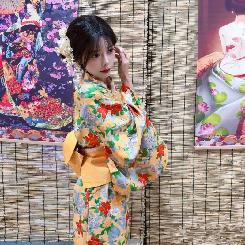 神明少女打卡日系连衣裙写真