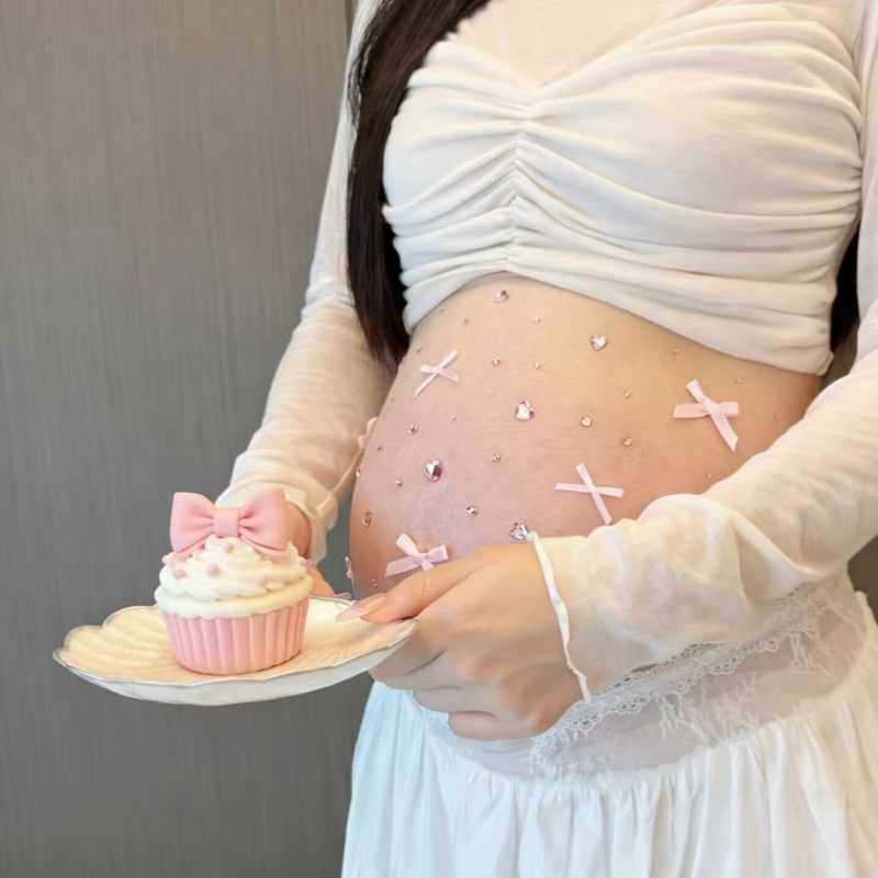 艾美影赏孕妇写真影楼服甜美简约