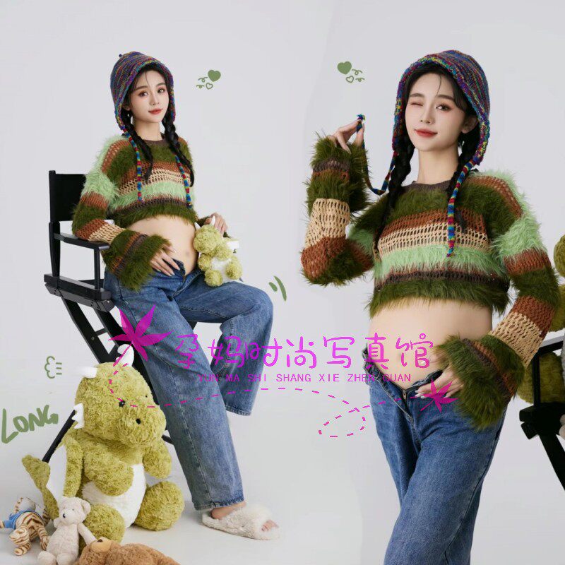 龙年新款孕妇照服装清新韩系