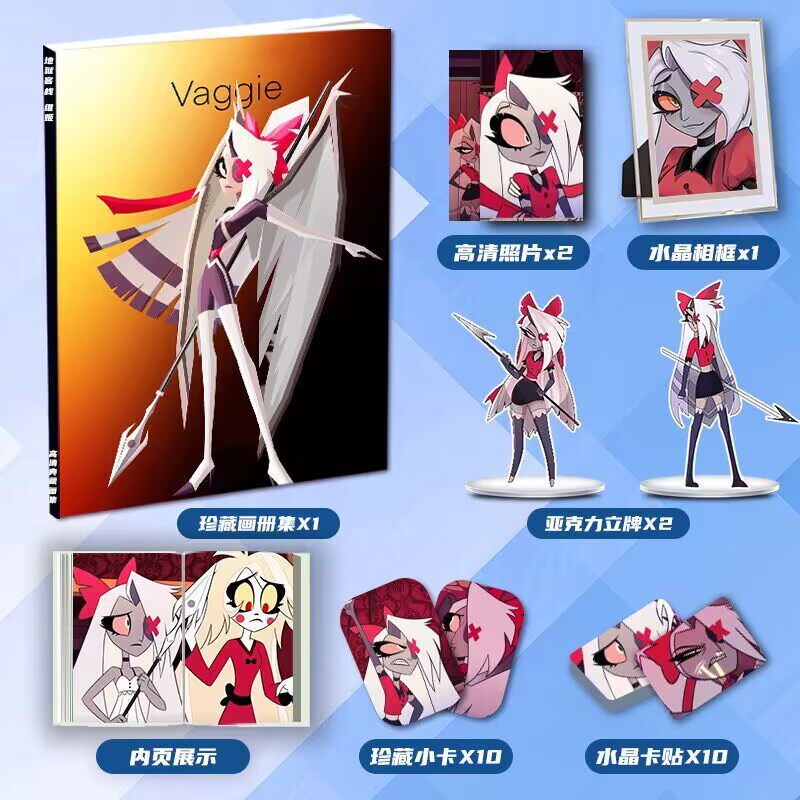 地狱客栈维姬个人周边写真画册画集二次元礼包小卡相框立牌卡贴