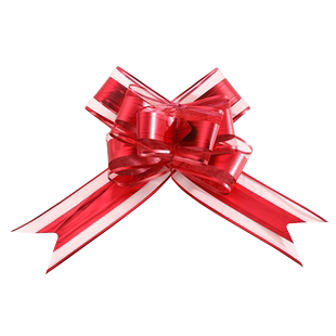 拉花蝴蝶结婚车装饰丝带礼物包装大号手拉花彩带接亲车队装饰用品