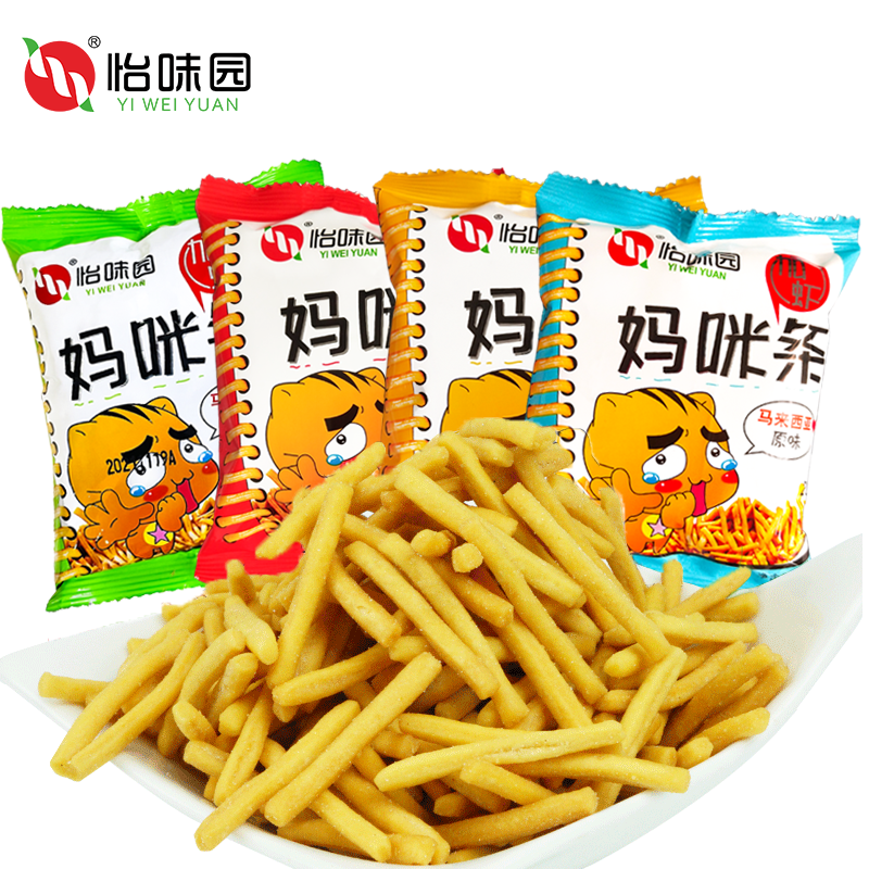 怡味园加虾妈咪条网红童年零食
