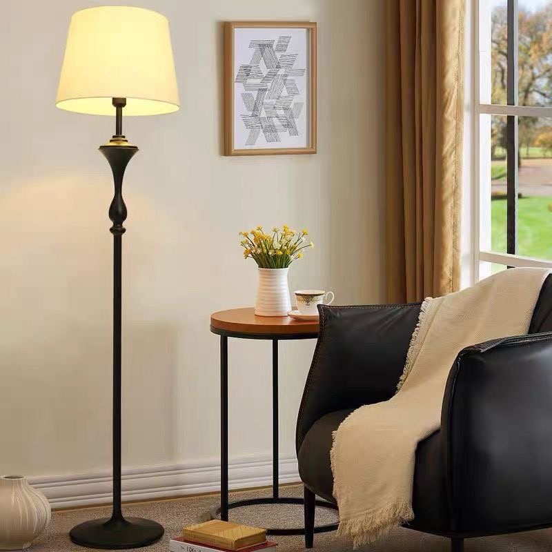 美式复古茶几落地灯装饰氛围灯