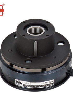 台湾TSUNGYOU 琮祐YZE1-0.6 附轴承座拉链机电磁离合器DC24V11W