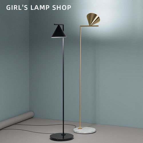 设计师客厅沙发大理石立式落地灯