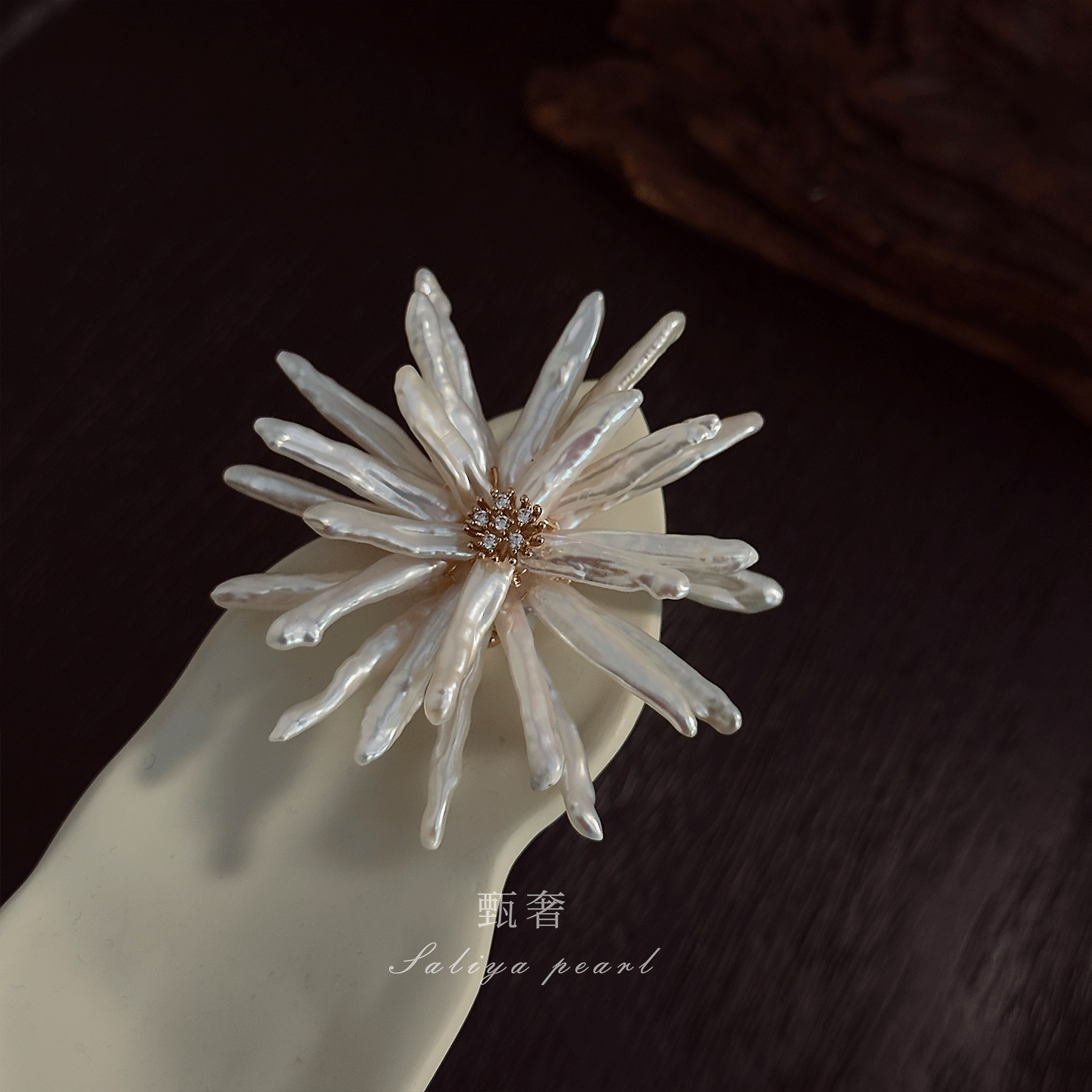 《那时烟花》炫彩巴洛克牙签珍珠立体花瓣手工胸针胸花复古设计款,珠宝/钻石/翡翠,胸饰,淘宝优惠券,粉丝福利购,淘宝优惠卷