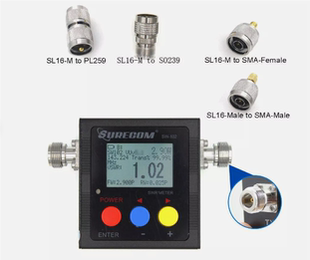 数字显示频率计 驻波表sw-102测试天线驻波功率测试计驻波表M头