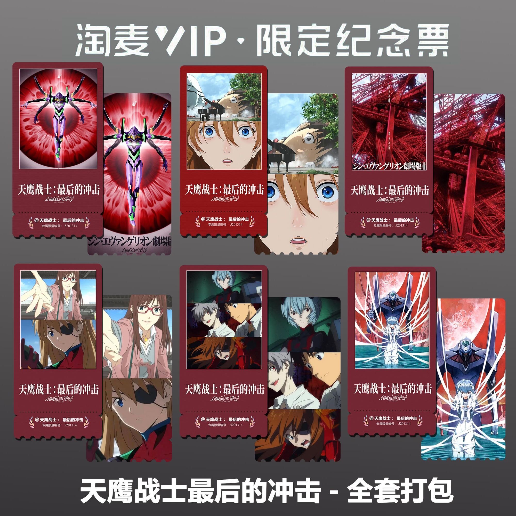 天鹰战士:最后的冲击动漫电影精致高清淘麦VIP满天星纪念票根4