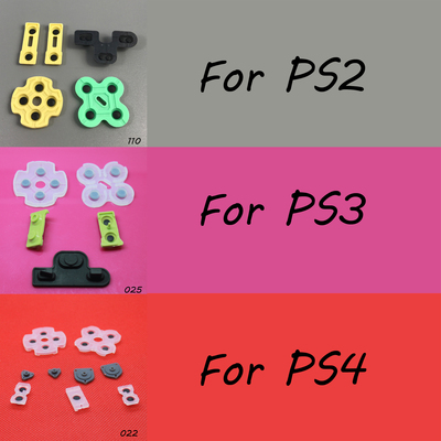 适用于PS2 PS3 PS4手柄 按键胶垫 导电胶 按键胶 非原装