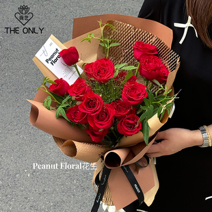 薇艺45张本色牛皮纸 纸手工礼品复古花店材料 花束鲜花干花包装