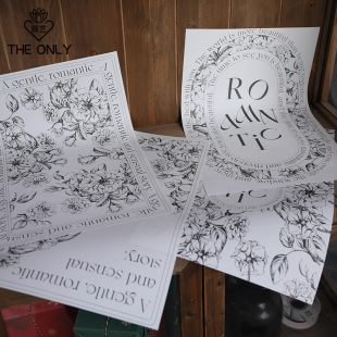 纸复古高级diy材料花艺资材花店包花纸 庄园鲜花束包装 薇艺 法式