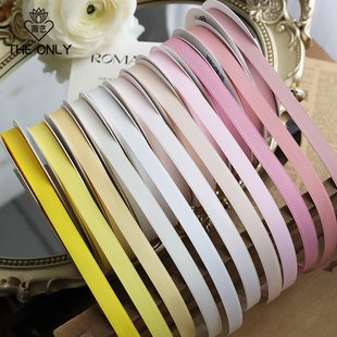 薇艺 1.0消光丝带纯色涤纶鲜花束包装锻带手工礼品盒蛋糕装饰绑带