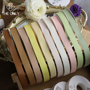 薇艺 带花艺绑带 2.0cm消光丝带纯色涤纶加厚哑光缎带花束礼盒包装