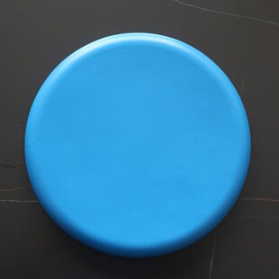 学校餐厅吹塑圆形塑料食堂餐桌高强度可替换凳面座椅面凳面