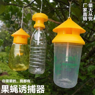 引诱捕药水剂捕抓捉容器物理除虫瓶 药水果蝇诱捕器瓜果诱杀剂