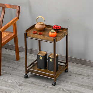 可移动麻将桌茶几茶水柜棋牌室麻将机专用茶水架子茶桌带轮小边几