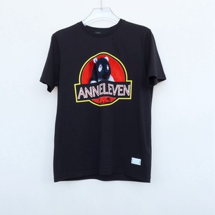 T恤2A2423黑色 夏高级纯棉运动圆领短袖 拉PT系列M XL专柜男装