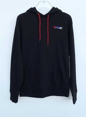 拉PT系列专柜撤柜正品春秋冬男情侣高级厚纯棉套头卫衣2A2522黑色