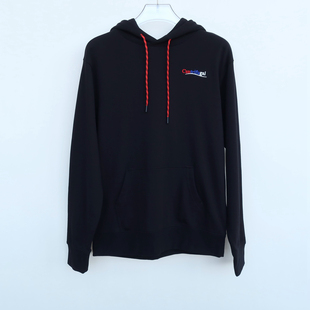 拉PT 春秋冬男情侣高级厚纯棉套头卫衣2A2522黑色 SML专柜撤柜正品