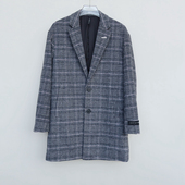 拉夏PT系列专柜撤柜男装 冬商务高级羊毛绒毛呢西装 外套2A2800格子