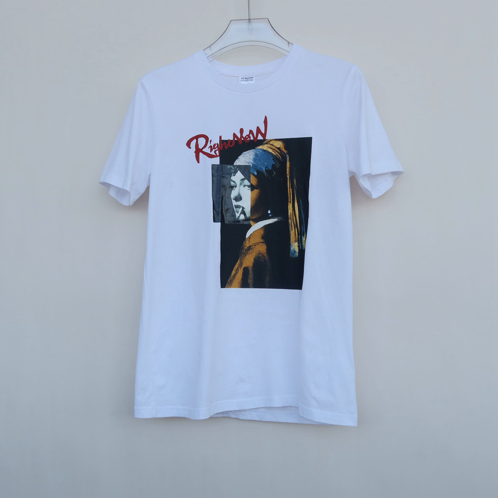 拉JW系列专柜男装 夏高级纯棉高支胶印圆领短袖T恤2A3552白色,男装,T恤,淘宝优惠券,粉丝福利购,淘宝优惠卷