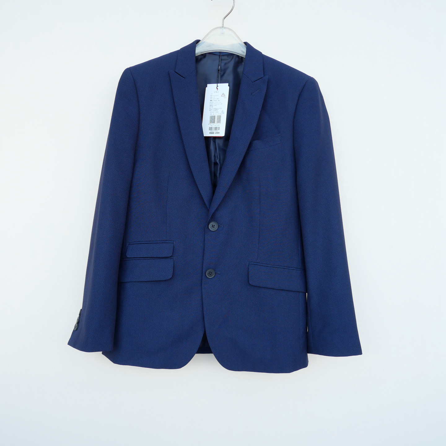 拉JW系列M170正品撤柜男装 春秋珠地舒柔修身西装外套5A3978藏青,男装,休闲西服,淘宝优惠券,粉丝福利购,淘宝优惠卷