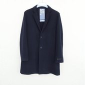 商务休闲高级羊毛双面呢短大衣2A2803蓝色 拉夏PT系列商场撤柜男装