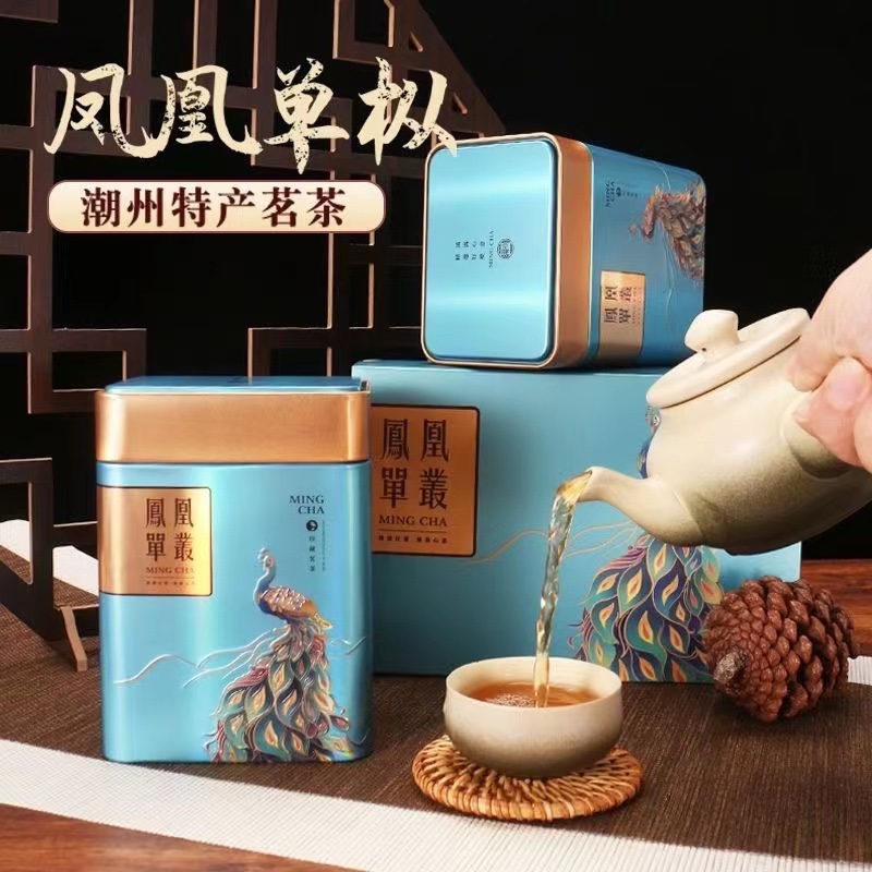 正宗鸭屎香凤凰单枞茶特级潮州凤凰单丛乌龙茶罐装茶叶礼盒装500g