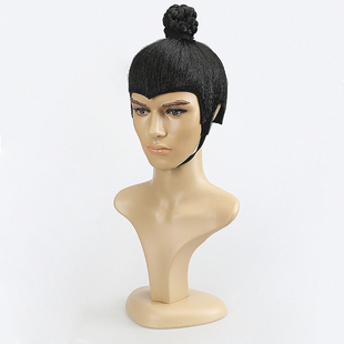 古装男子戏剧影视头套书生侠客武士官员小生假发道士头套舞台道具