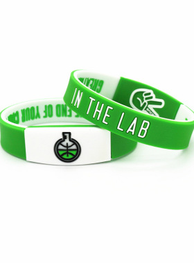 NBA凯里欧文同款IN THE LAB硅胶手环圈瓶子图案篮球运动划扣腕带