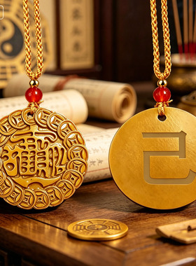 托玛琳能量牌招财护身符吊坠