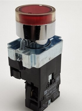 自动复位XB2-BW3462C BW34B1C BW34M1C带灯按钮开关24V220V380V