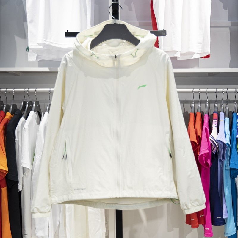 李宁运动风衣女子2024春季跑训系列防泼水休闲连帽外套AFDU052,运动服/休闲服装,运动风衣,淘宝优惠券,粉丝福利购,淘宝优惠卷