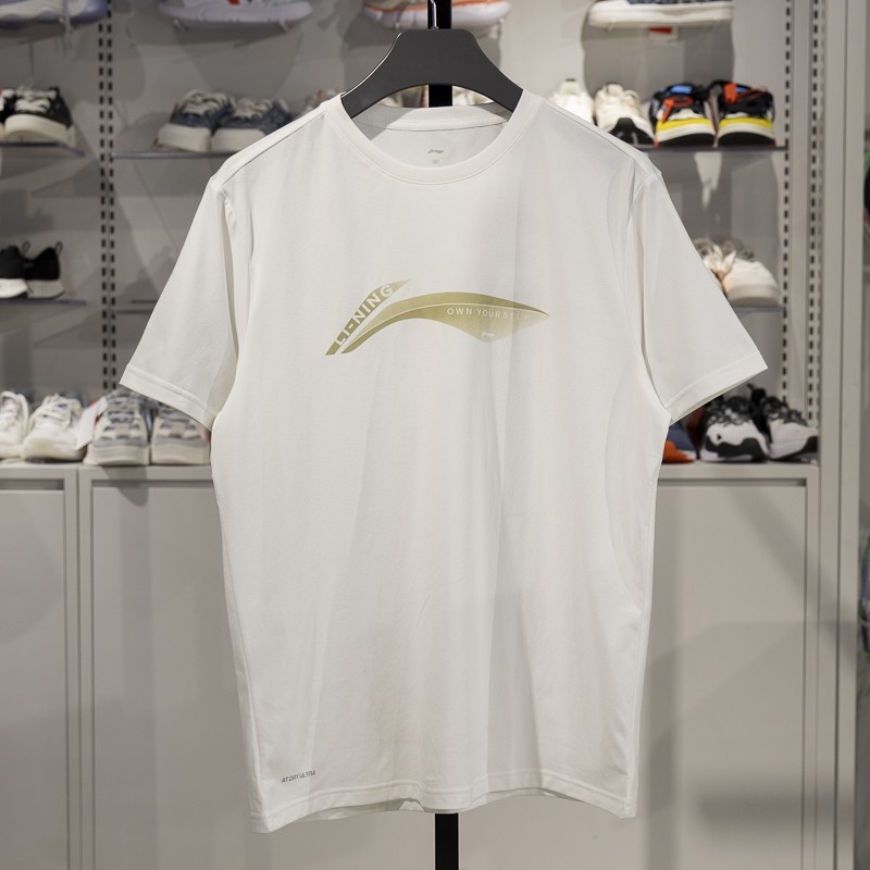 李宁短袖男子排湿速干短袖T恤