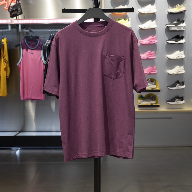 李宁短袖男女通用吸湿排汗T恤