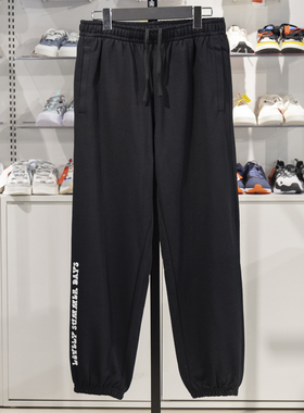 李宁女子春秋季卫裤反伍系列潮流休闲束脚宽松运动长裤AKLS636