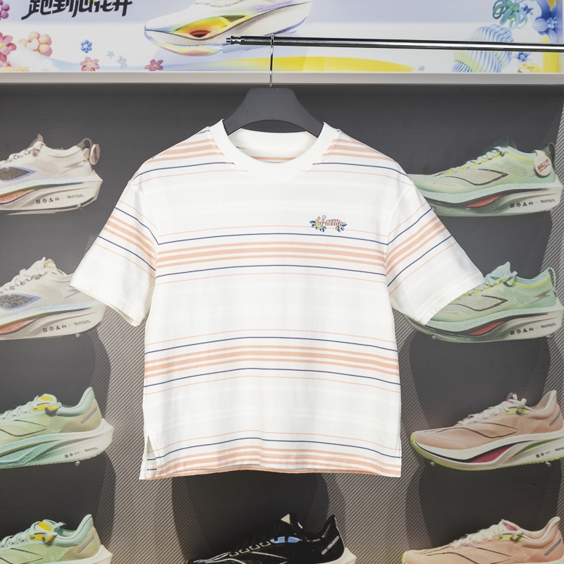 李宁短袖女子吸湿排汗T恤