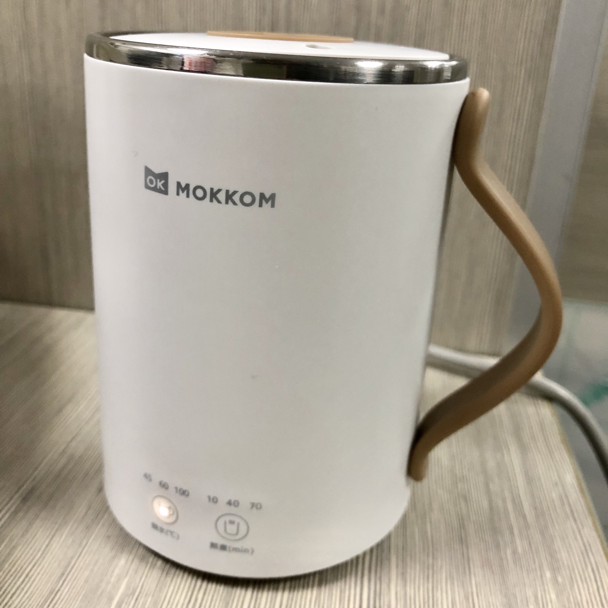 mokkom养生杯多功能办公室迷你便携式电炖煮茶煮粥神器烧水杯