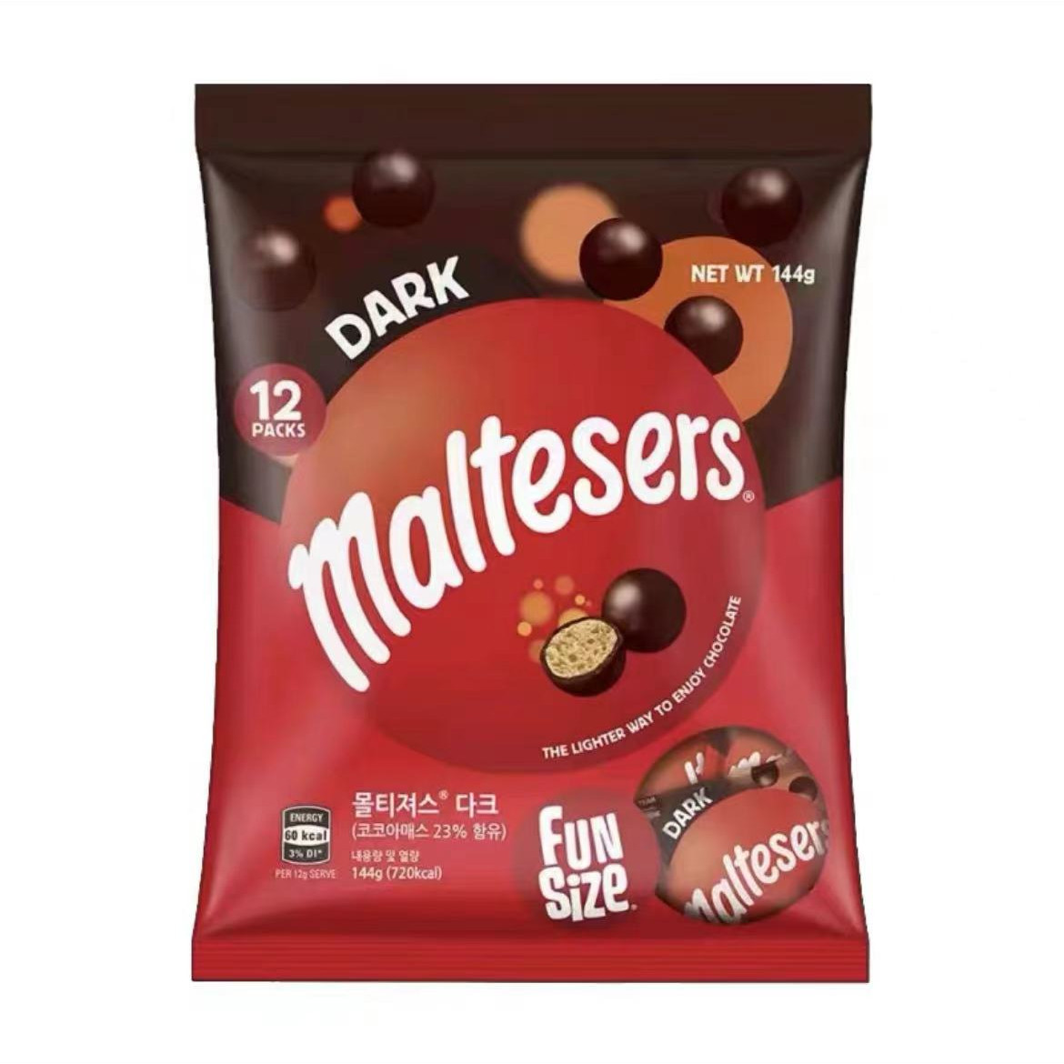 麦提莎黑巧克力味牛奶夹心巧克力